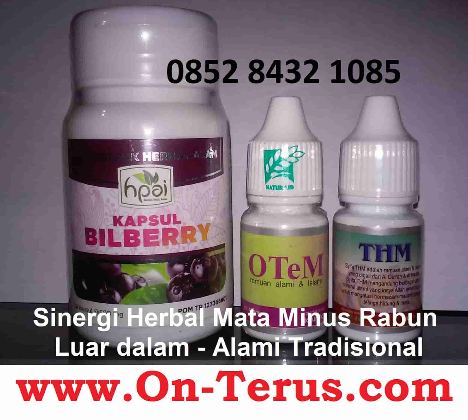 Kapsul Bilberry Hpai Nutrisi Suplemen Mata Minus Lelah Rabun Herbal