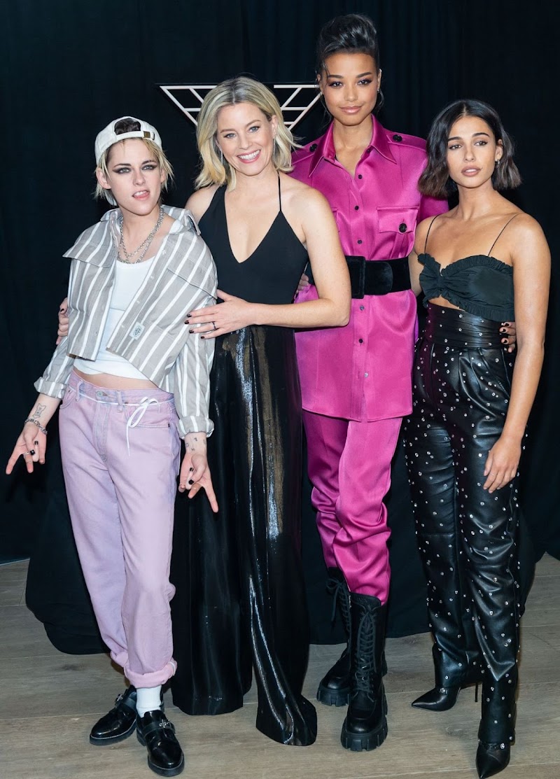 Naomi Scott, Kristen Stewart, Ella Balinska and Elizabeth Banks at Charlie’s Angels Photocall in New York 7 Nov-2019
