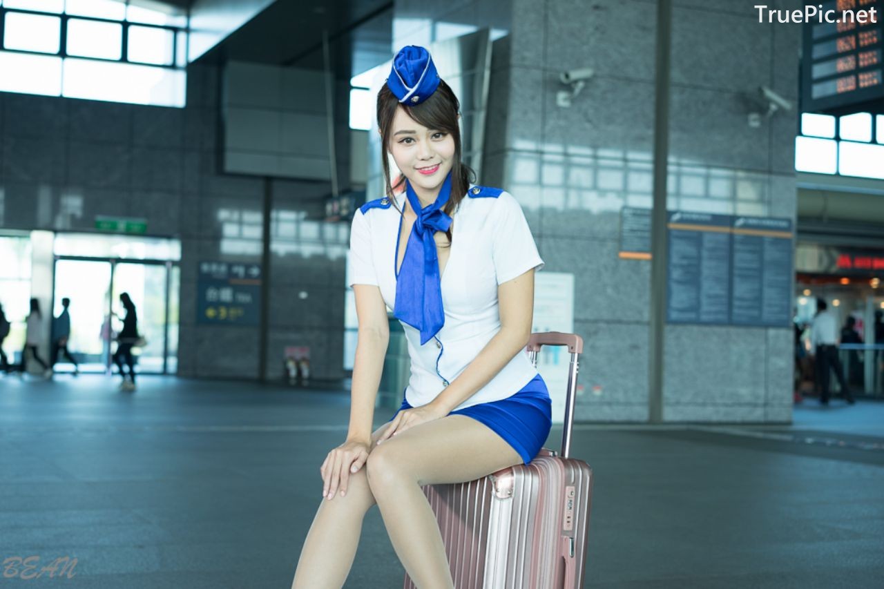 Image-Taiwan-Social-Celebrity-Sun-Hui-Tong-孫卉彤-Stewardess-High-speed-Railway-TruePic.net- Picture-29