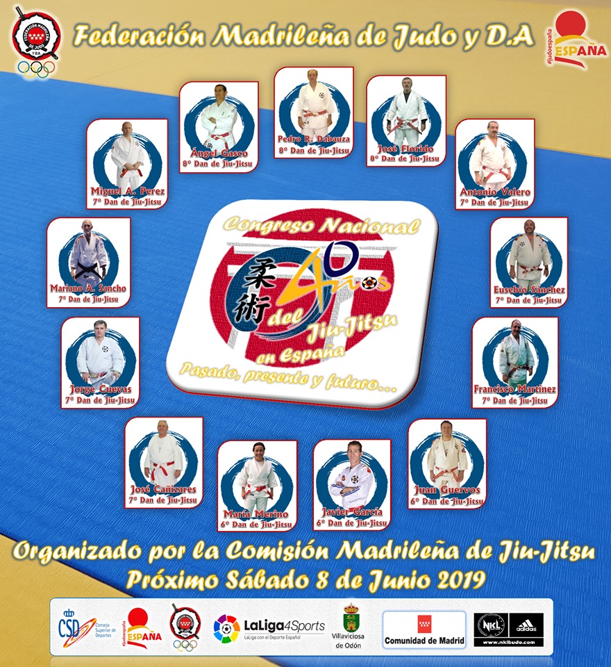 JIU JITSU GODAN DOJO 40 años del Jiu Jitsu en España