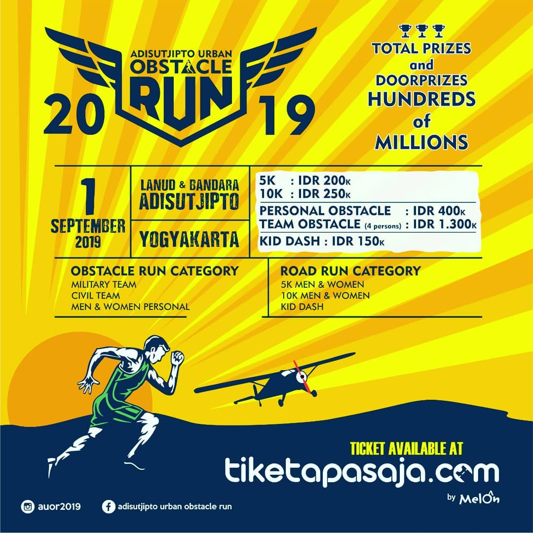 🔍 Adisutjipto Urban Obstacle Run • 2019 Adisutjipto Urban Obstacle Run • 2019