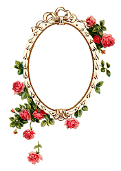 frame clipart frames rose victorian printable flower pink digital antique roses birthday border label transparent clip scrap glanzbilder borders glansbilleder
