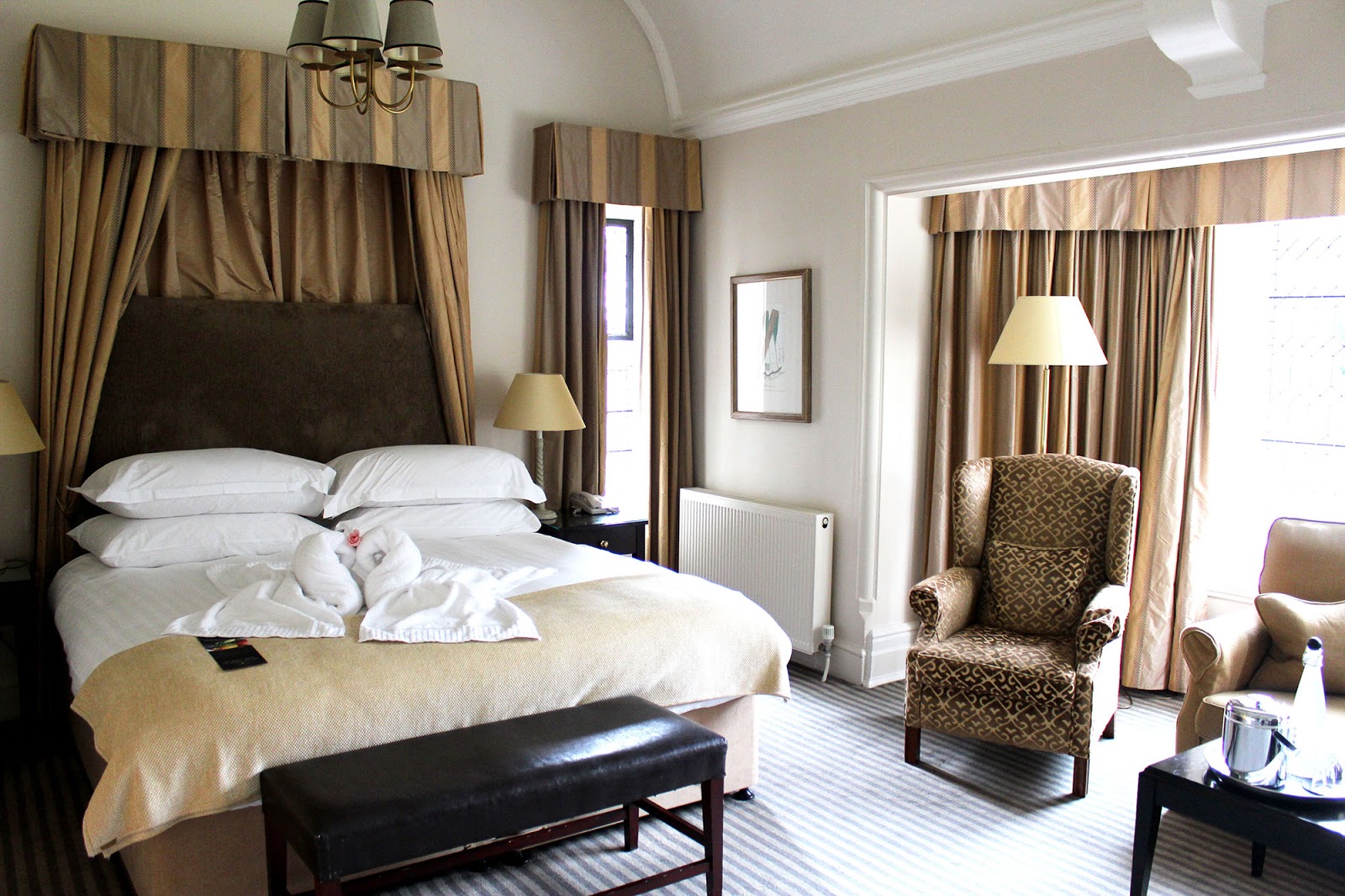 Studs and Dreams: Relaxing in: Macdonald Frimley Hall Hotel & Spa