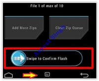 swipe to confirm flash - twrp recovery
