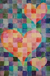 cool grid warm projects watercolour colours graph valentines paper grade heart collage watercolor classroom lessons faithful attempt project colors middle