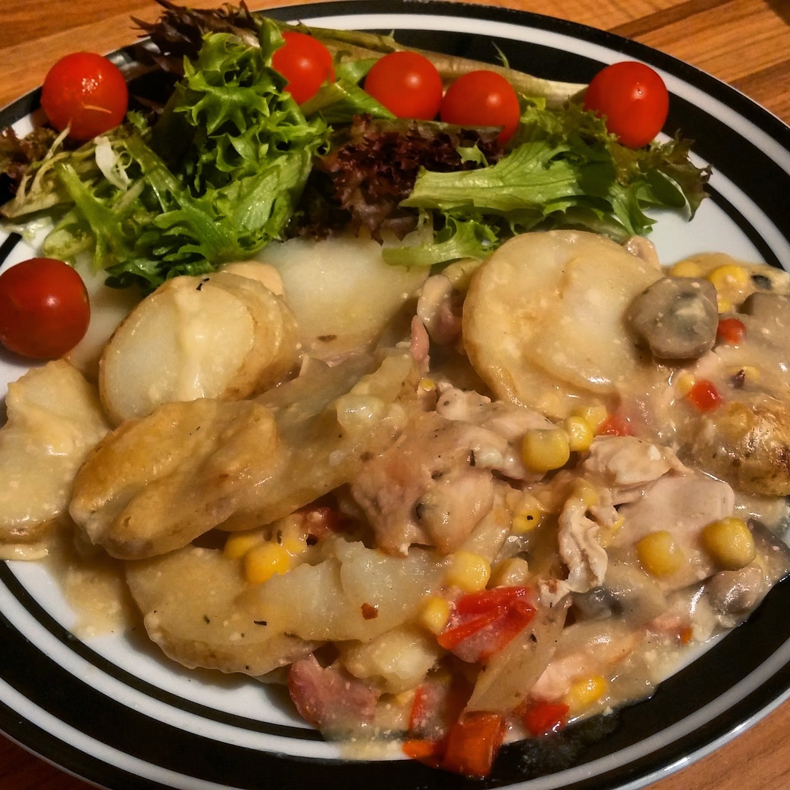 Creamy Chicken Hot Pot Slimming Friendly Sugar Pink Food Healthy