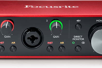 Review dan Tips Pemakaian Soundcard Focusrite Scarlett 2i2 Gen 3