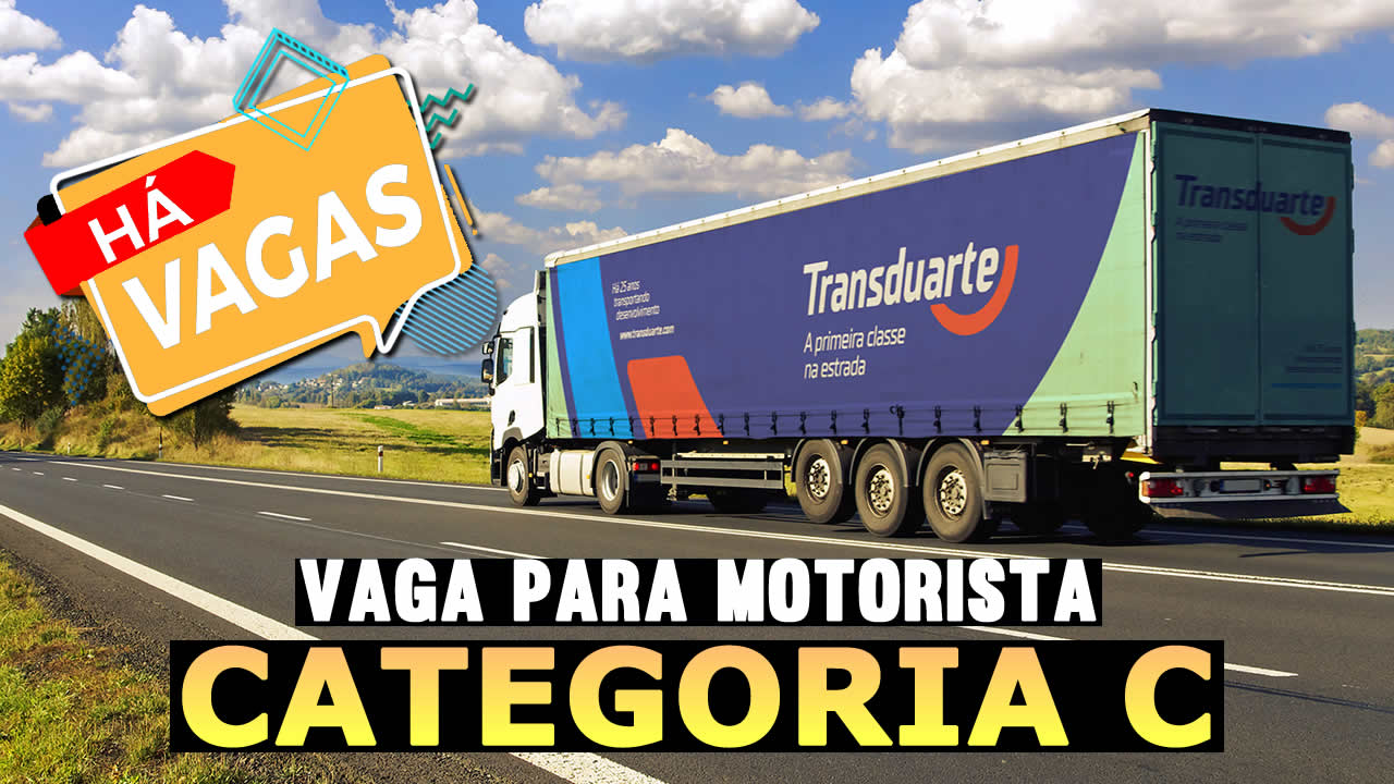 vaga para motorista