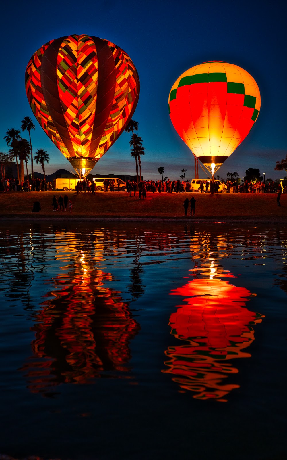 Wiebe's Wanderings Fountain Hills Balloon Glow