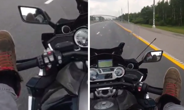 Youtuber ruso se graba manejando moto con los pies y poco después muere en accidente 