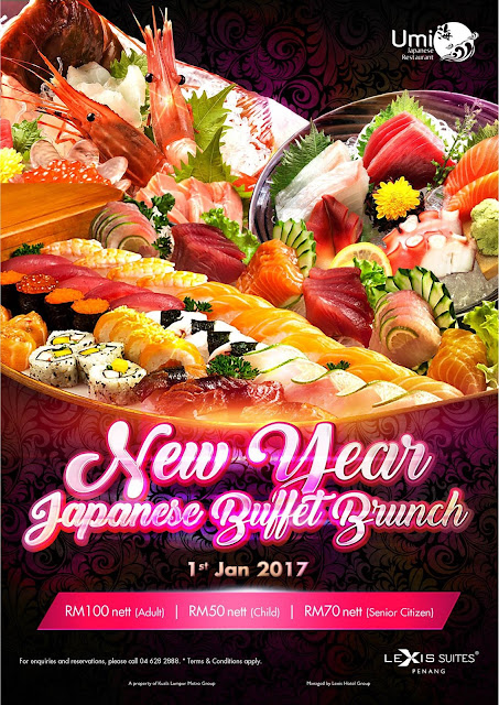 2017 Chinese New Year Steamboat Buffet, Seafood Buffet & 8-Course Set Meal @ Lexis Suites Penang