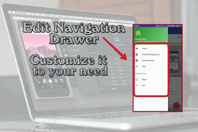 Edit and Customize the Navigation Drawer