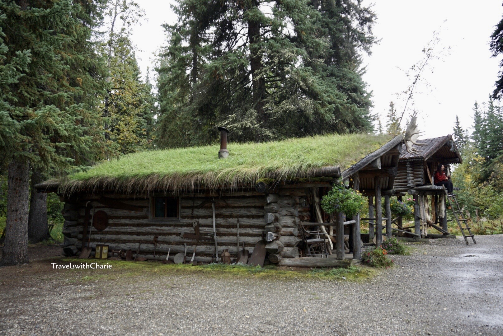 Athabascan Indian Village Life