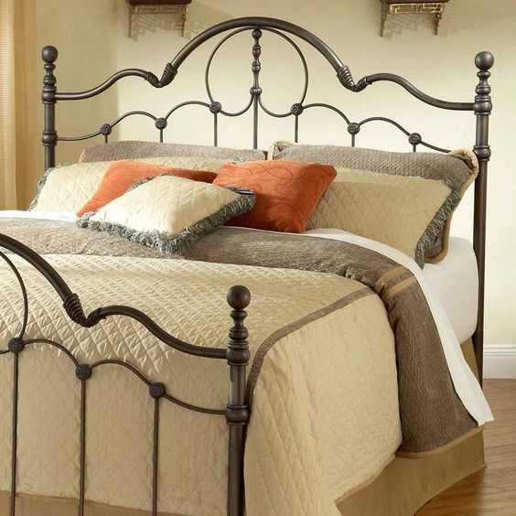 Wrought Iron Beds, Bedsteads and Bed Heads with Durable Bearings Lady