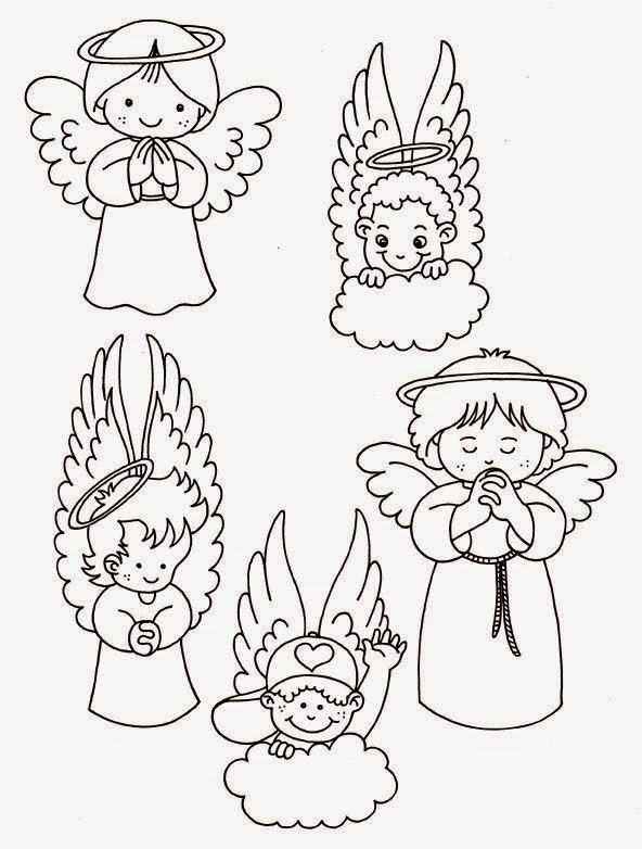 El Rincón de las Melli: Dibujos de ángeles