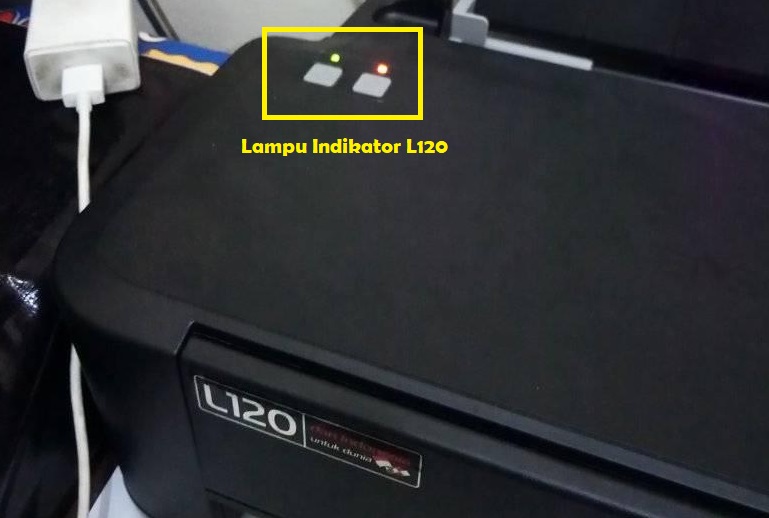 lampu indikator printer l120