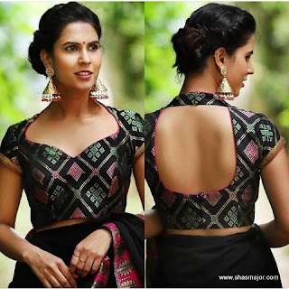 blouse back neck designs catalogue