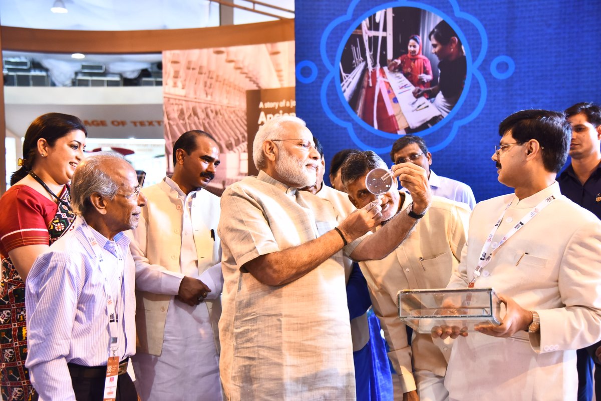 Prime Minister inaugurates Textiles India 2017