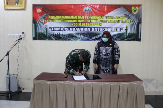 TMMD Sengkuyung Tahap III Kodim Sragen Dibuka Tanpa Upacara TMMD Sengkuyung Tahap III Kodim Sragen Dibuka Tanpa Upacara