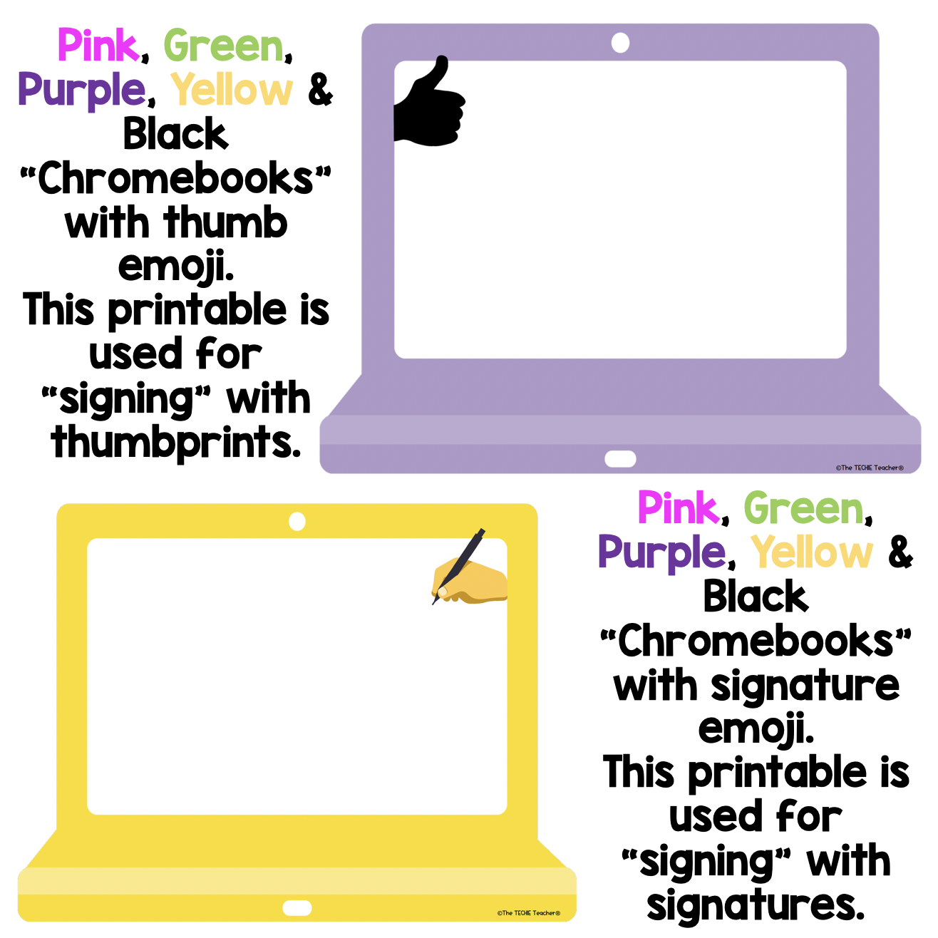 Chromebook Contract Poster The Techie Teacher®