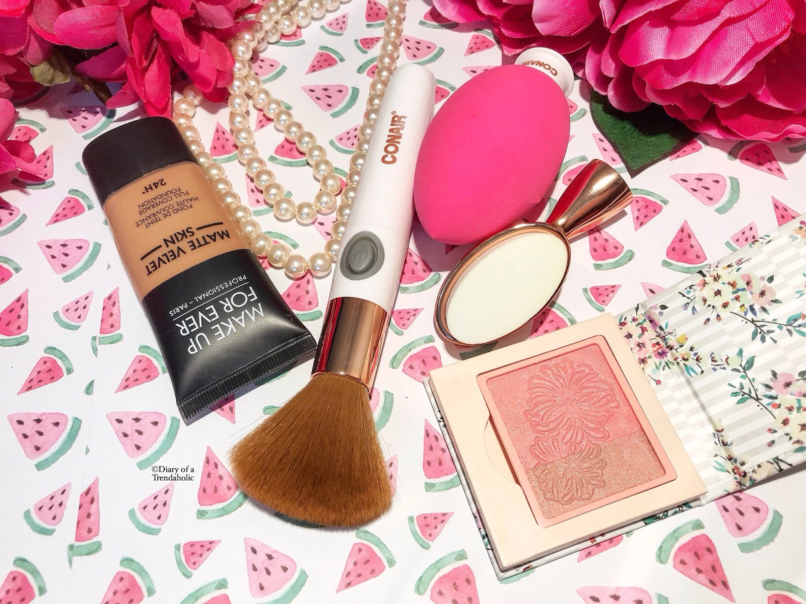 Diary of a Trendaholic Conair True Glow Glam Vibrating Makeup Brush