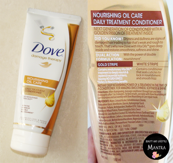 Review // Dove Nourishing Oil Care Daily Treatment Conditioner