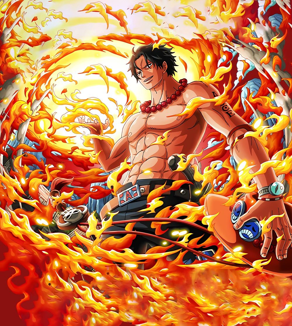 One Piece Personagem Portgas D. Ace Wallpaper Como se faz