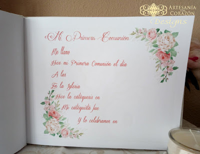 libros de firmas comunión