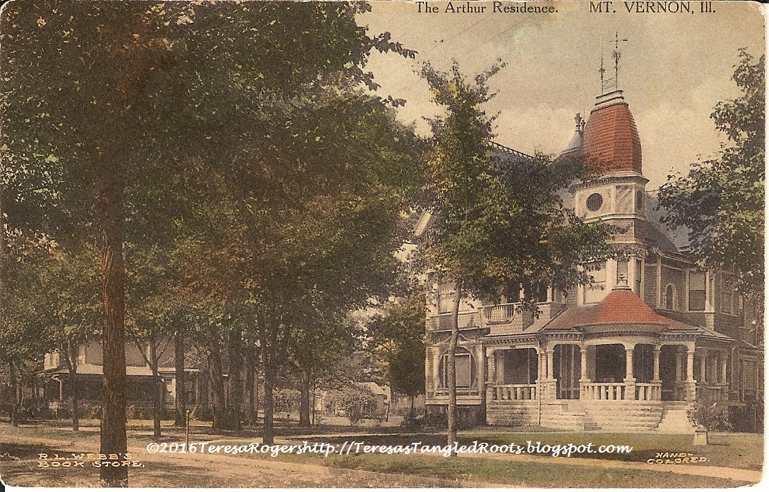 Teresa's Tangled Roots My Mt. Vernon, IL Postcards