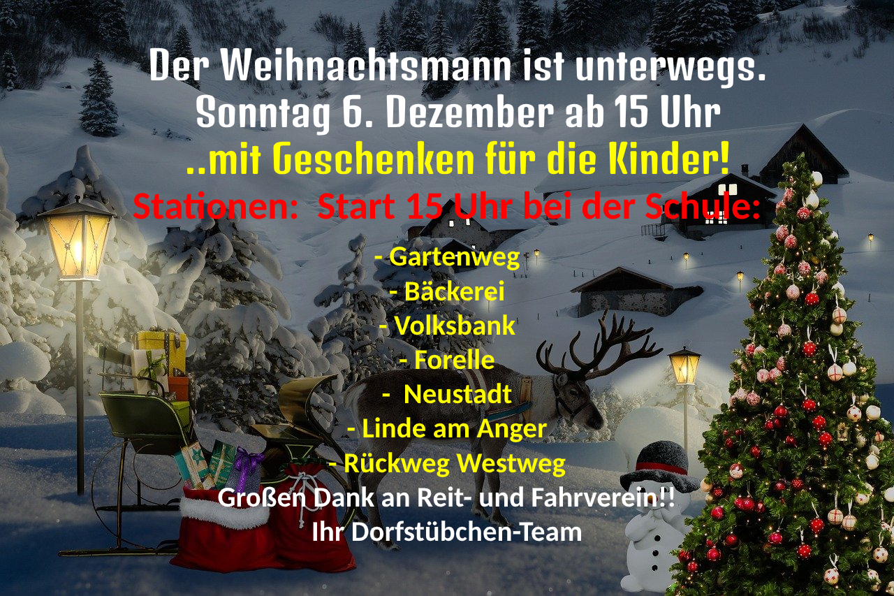 Morgen kommt der Weihnachtsmann&hellip;