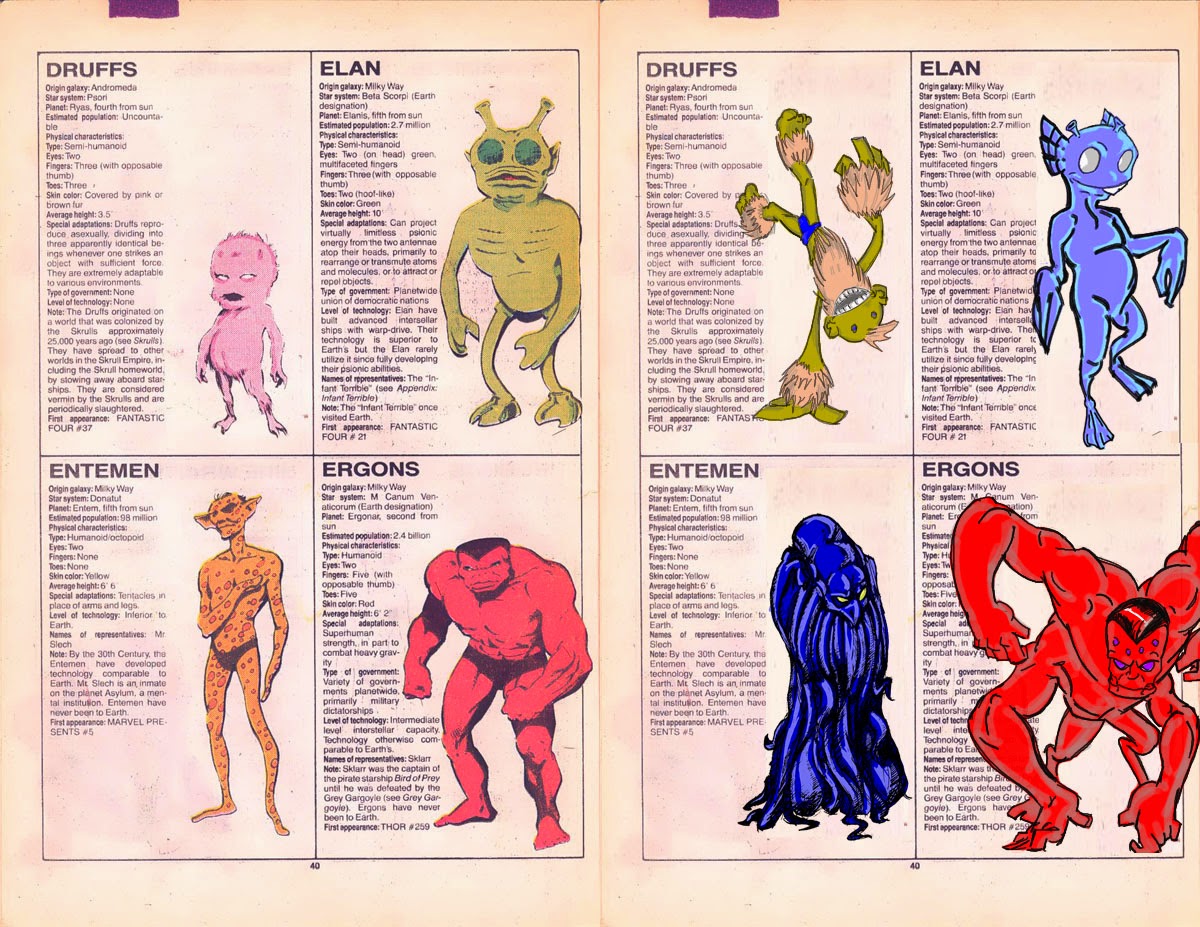 The Official Handbook To The Marvel Universe REDUX Edition ALIEN the-official-handbook-to-the-marvel-universe-redux-edition-alien