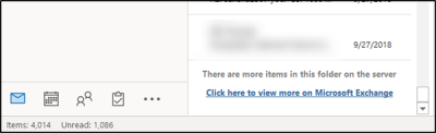 Outlookはすべての電子メールをダウンロードします