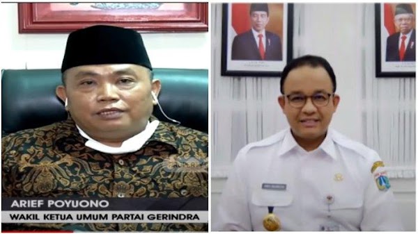 Arief Poyuono: Jangan-jangan PSBB Anies Untuk Menggulingkan Jokowi