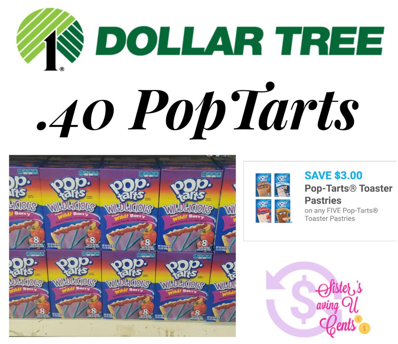 .40 Poptarts At Dollar Tree