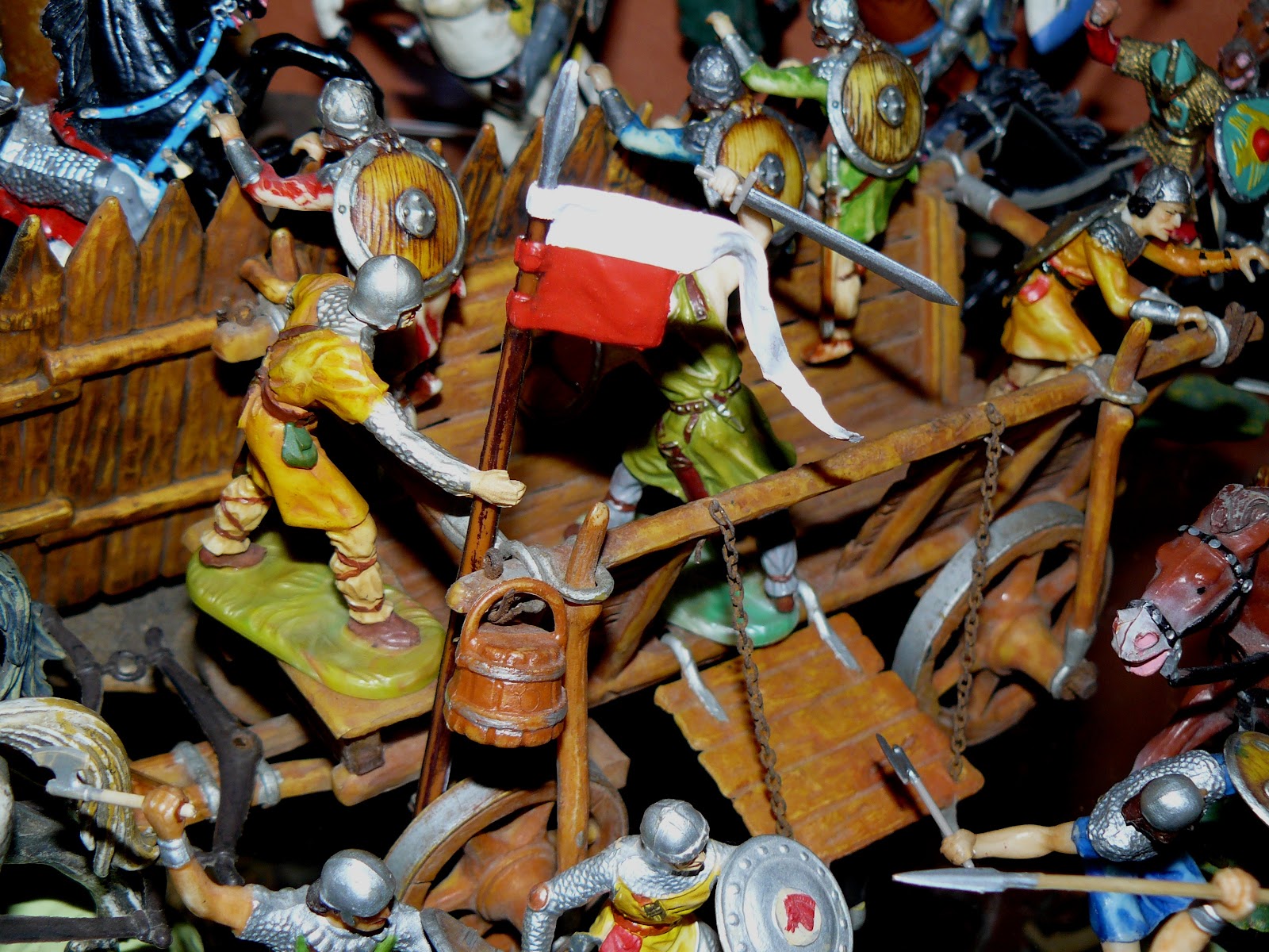 Elastolin , cavalier , viking , en plastique des années 60 - Collection