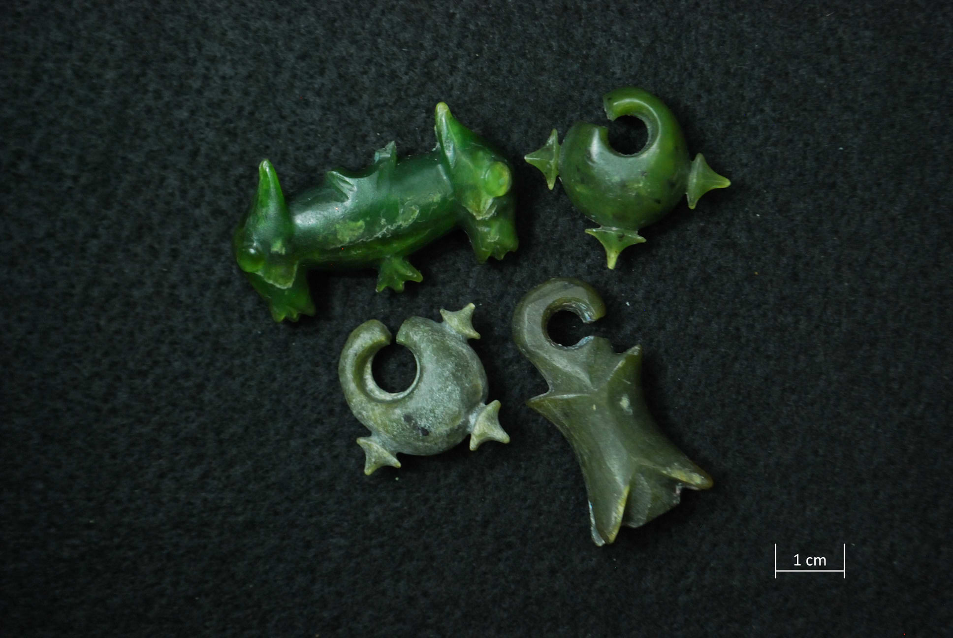 Different Lingling-o artifacts from Palawan