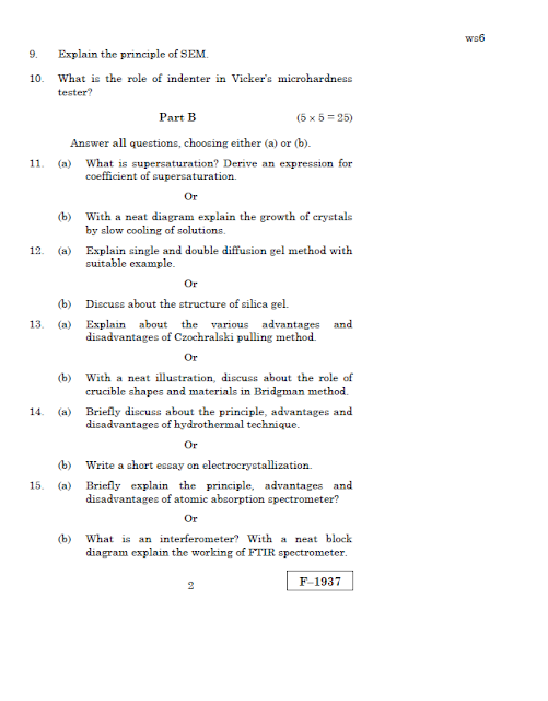 Alagappa University M.Sc. Physics CRYSTAL GROWTH PROCESSES AND