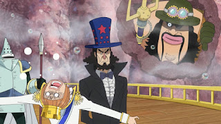ワンピースアニメ 世界会議 レヴェリー 革命軍『サボ・カラス・モーリー・リンドバーグ』 World Council ONE PIECE LEVELY
