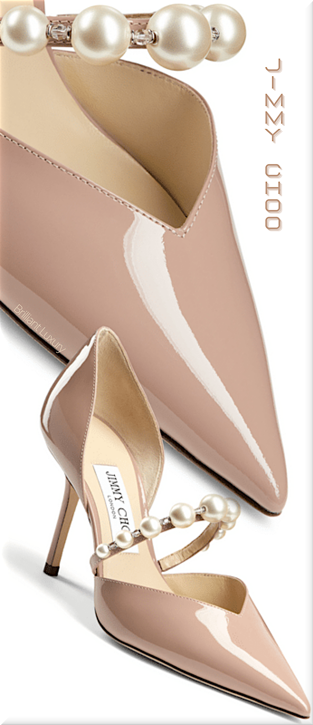 ♦Jimmy Choo Aurelie ballet pink patent leather pointed toe pumps with pearl embellishment #jimmychoo #shoes #brilliantluxury ♦Jimmy Choo Aurelie ballet pink patent leather pointed toe pumps with pearl embellishment #jimmychoo #shoes #brilliantluxury