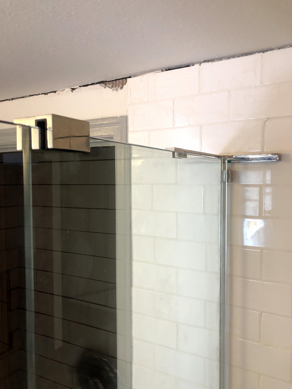 How to replace a shower! Tile and shower door Week 5 One Room