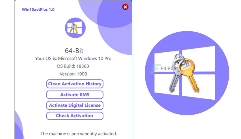 تفعيل ويندوز 10 Win10actplus 1 0