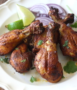 Easy tandoori chicken drumsticks recipe by seasonwithspice.com