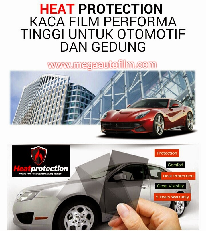 KACA FILM HEAT PROTECTION MEGA AUTO FILM