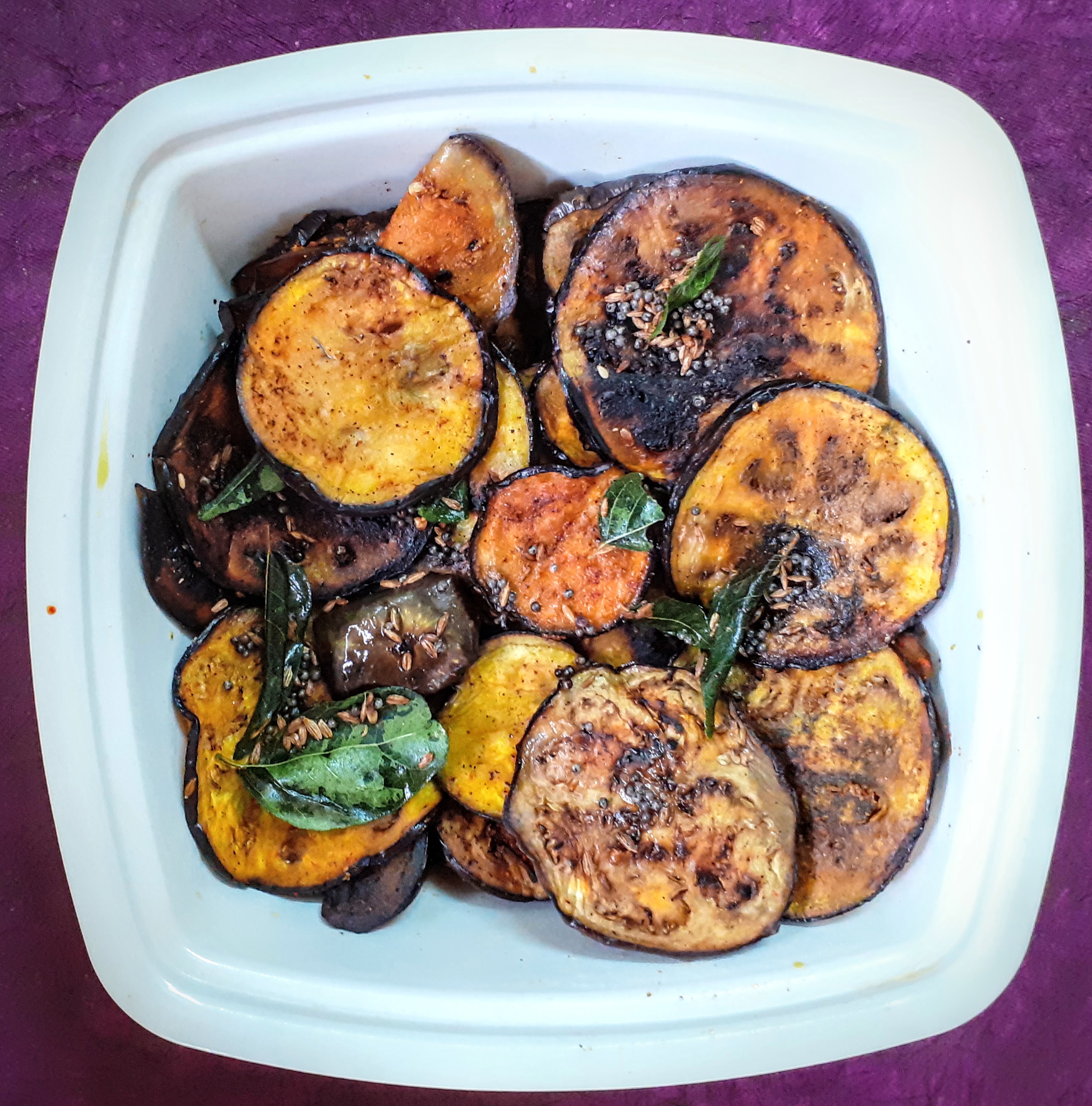 Rajjo's Kitchenn ROASTED EGGPLANT (2 WAYS)