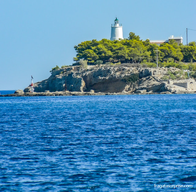 ilha grega de Spétses, no Arquipélago Argo-Sarônico