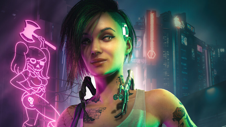#7.3108, Cyberpunk 2077, Judy Alvarez, 4K Wallpaper PC Desktop