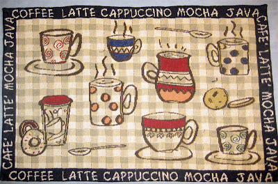 coffee placemat iPad cover