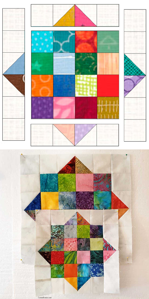 River Scraps Baby Quilt