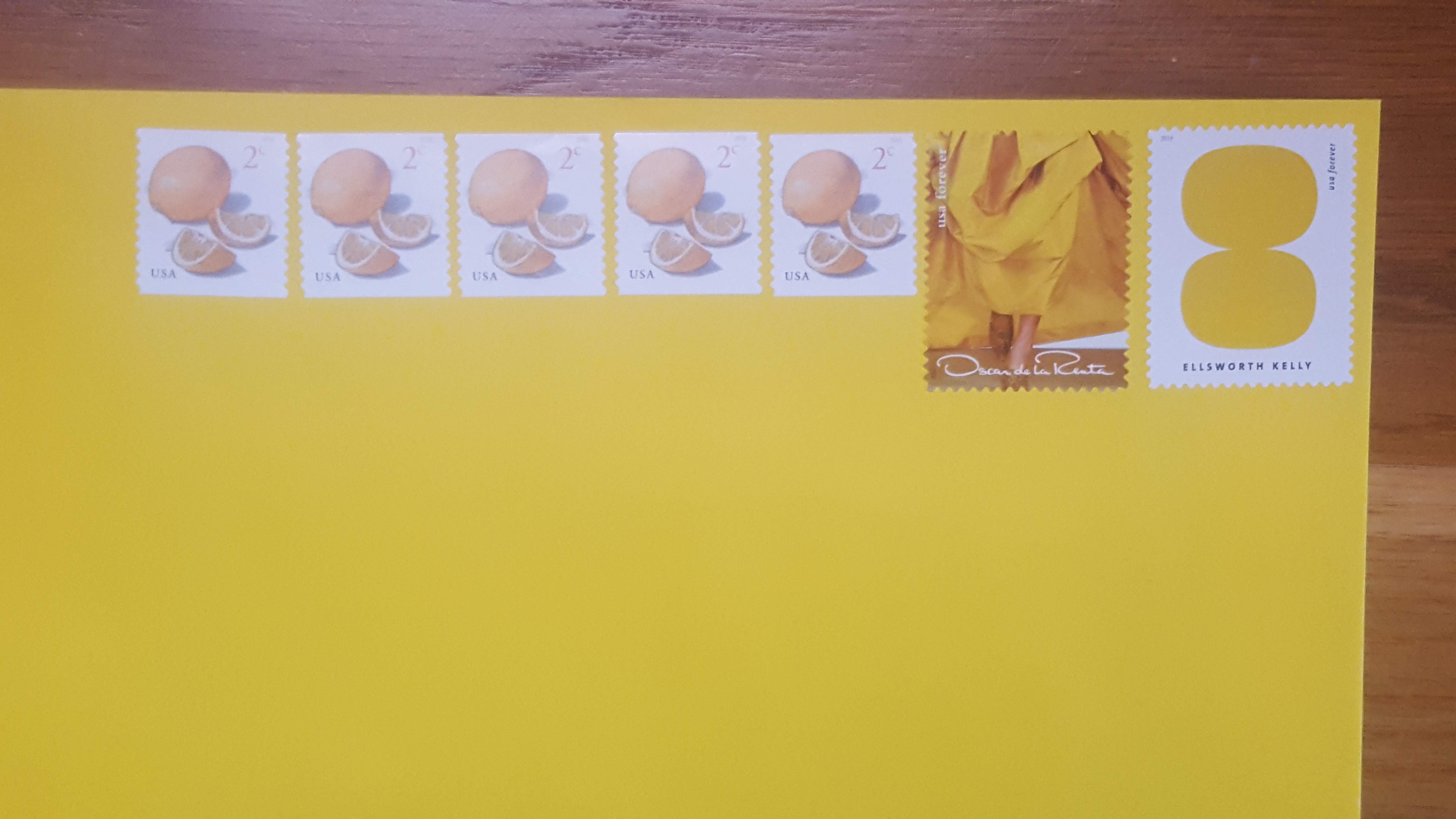 envelope 100 Yellow