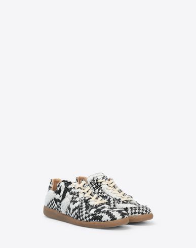 Abstract As A Matter Of Fact!: Maison Margiela Printed Low Top Replica ...